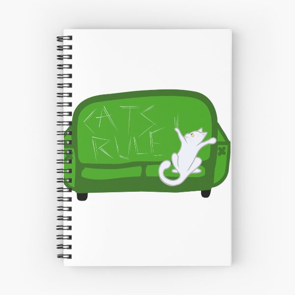 Item preview, Sofá Verde Gato Blanco designed and sold by Emma McGuinness.