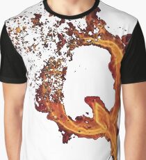 QAnon Fiery Q For Conspiracy Lightning Theorist T-Shirt by Scralandore Design Graphic T-Shirt