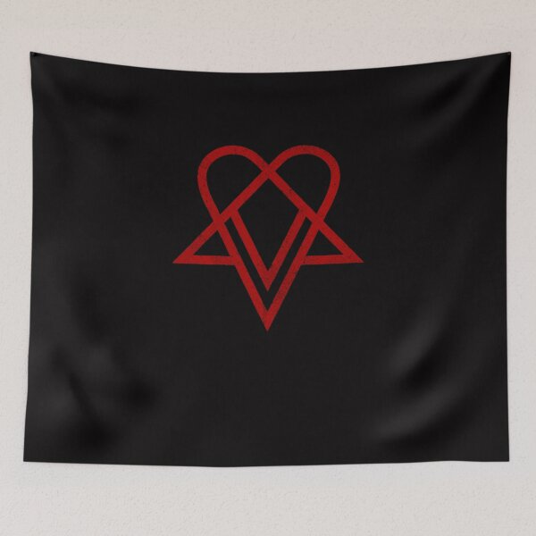 Item preview, Heartagram Him Band Logo Tee Heartagram symbol Ville Valo designed and sold by BrayanMayert.