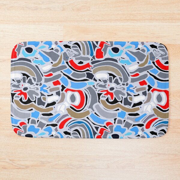 Item preview, Abstract mosaic designed and sold by Alessandro Remo Mazzoni Remotextiles.