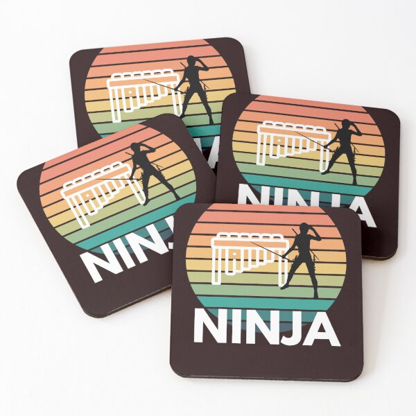 Item preview, Marimba Ninja Percussionist Musician Marching Band Humor designed and sold by BrayanMayert.