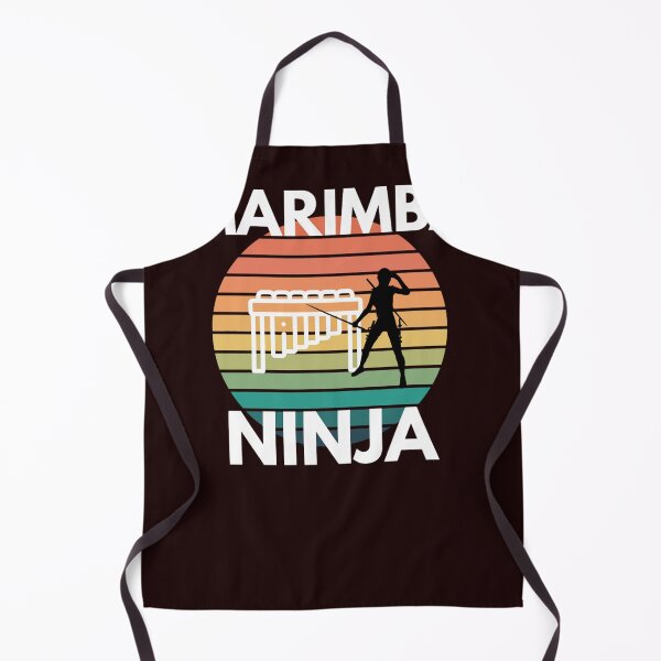 Item preview, Marimba Ninja Percussionist Musician Marching Band Humor designed and sold by BrayanMayert.