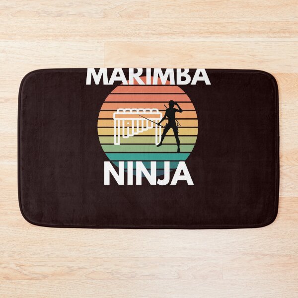 Item preview, Marimba Ninja Percussionist Musician Marching Band Humor designed and sold by BrayanMayert.