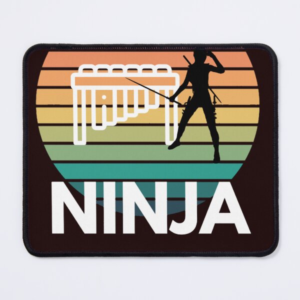 Item preview, Marimba Ninja Percussionist Musician Marching Band Humor designed and sold by BrayanMayert.