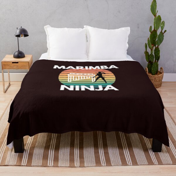 Item preview, Marimba Ninja Percussionist Musician Marching Band Humor designed and sold by BrayanMayert.