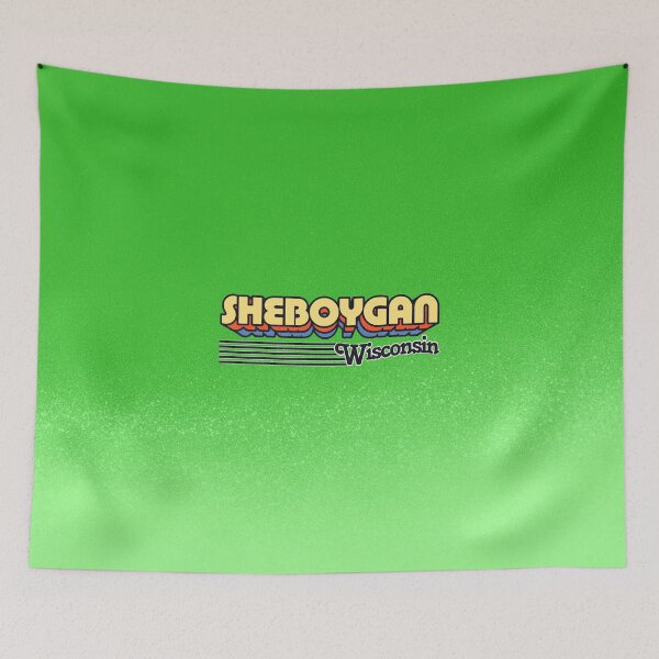 Item preview, Sheboygan, Wisconsin | Retro Stripes designed and sold by retroready.