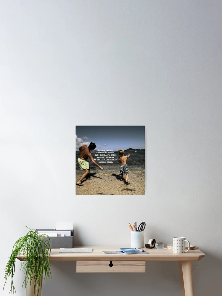 Thumbnail 2 of 3, Poster, Many Ripples designed and sold by Emilyromrell.