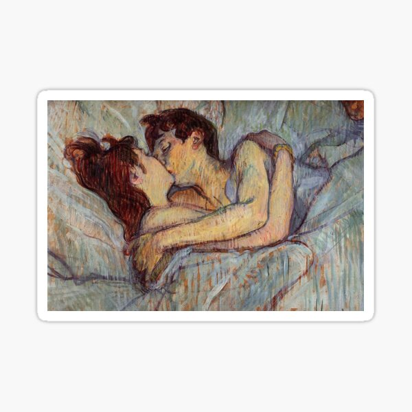In Bed, The Kiss Sticker