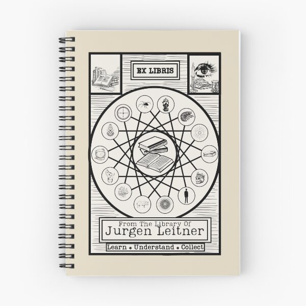 Item preview, Jurgen Leitner Bookkplate designed and sold by Chaosauce.