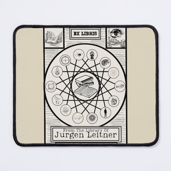 Item preview, Jurgen Leitner Bookkplate designed and sold by Chaosauce.