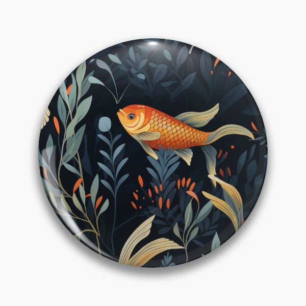 Item preview, Golden Fish Pattern Design designed and sold by Logic72.