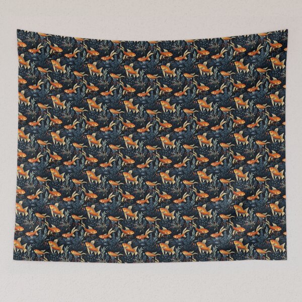 Item preview, Golden Fish Pattern Design designed and sold by Logic72.