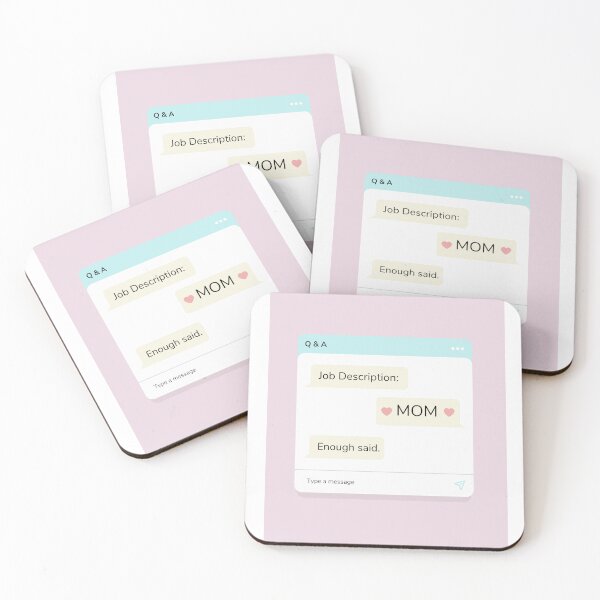 Item preview, Job Description: MOM. Enough said. designed and sold by Zo and Ko.
