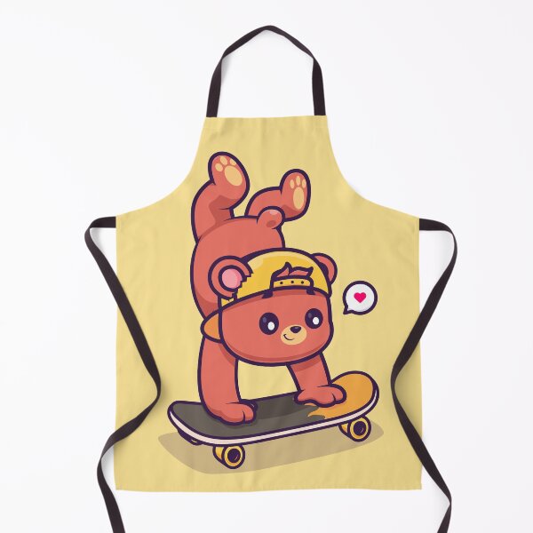 Item preview, Bear on Wheels: Cute Bear Playing Skateboard Cartoon Vector Icon Illustration designed and sold by hjian8219.