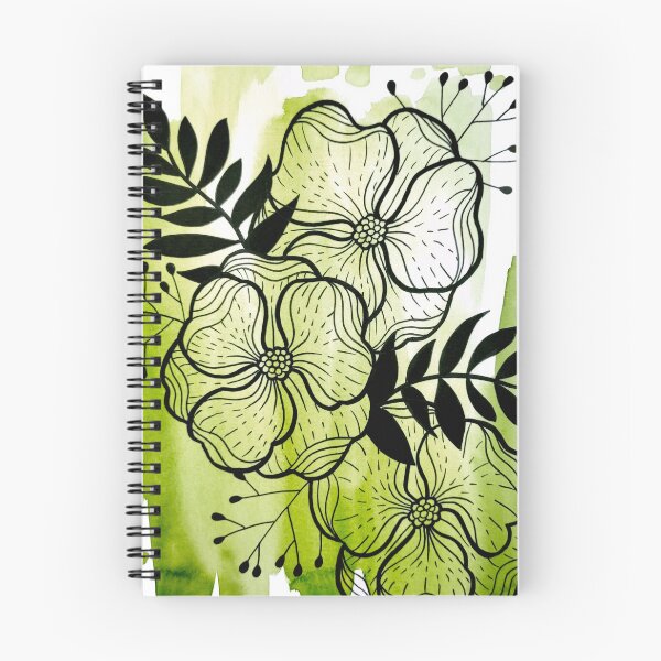 Item preview, Flores Verdes De Acuarela Duda designed and sold by BEATRIZKOBORI.