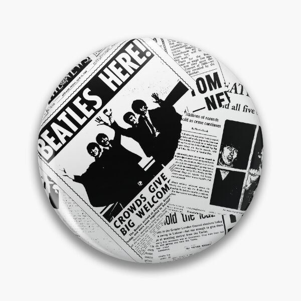 Item preview, Vintage Beatles Newspaper Pattern designed and sold by PattenMonster.
