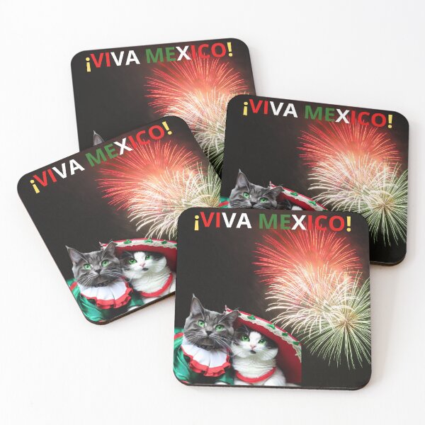 Item preview, Long Live Mexico! Cats Celebrating Independence and Revolution # designed and sold by PatyCreations.
