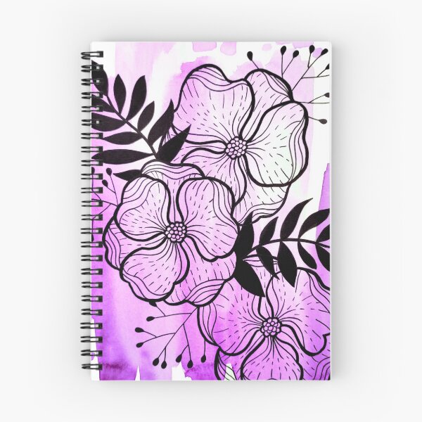 Item preview, Flores Magenta Acuarela Duda designed and sold by BEATRIZKOBORI.