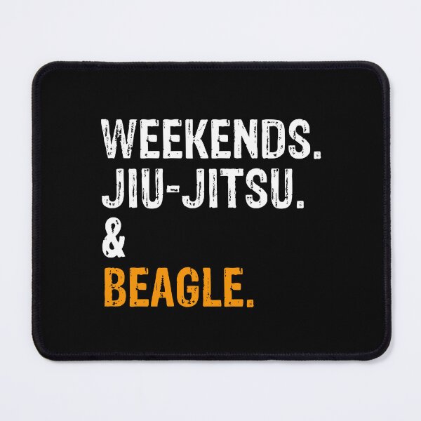 Item preview, Weekends Jiu-Jitsu and Beagle BJJ Gift designed and sold by Guarddogdrive.