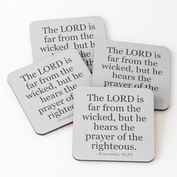 Item preview, Motivational Christian Quote Proverbs 15:29 designed and sold by SpEnMaDesigns.