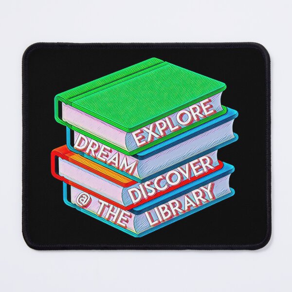 Item preview, Explore, Dream, Discover at the Library designed and sold by zoehascurls.