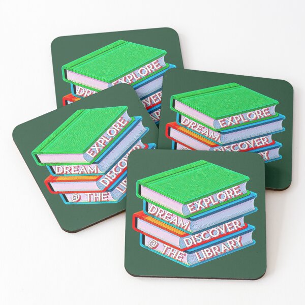 Item preview, Explore, Dream, Discover at the Library designed and sold by zoehascurls.