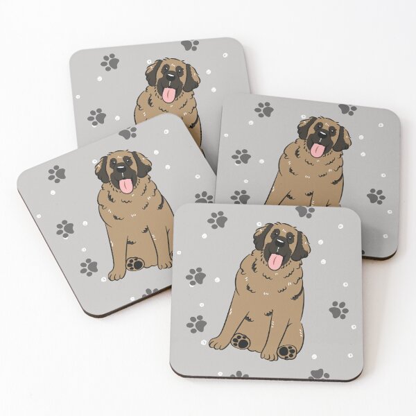 Item preview, Cute Yellow Leonberger Dog 2 designed and sold by Lulupainting.