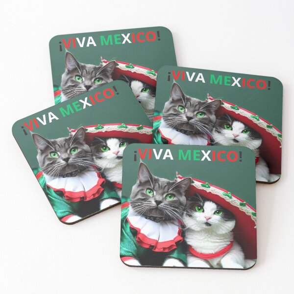 Item preview, Long Live Mexico! Cats Celebrating Independence and Revolution # 8 designed and sold by PatyCreations.