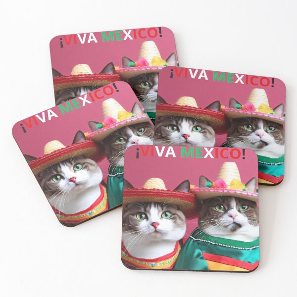 Item preview,  Long Live Mexico! Cats Celebrating Independence and Revolution # 10 designed and sold by PatyCreations.