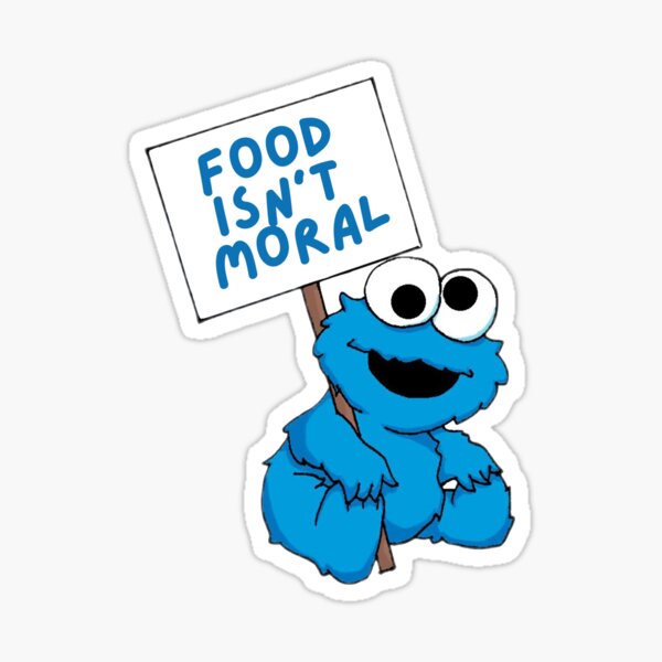 Item preview, Food isn't moral designed and sold by gracemoloney.