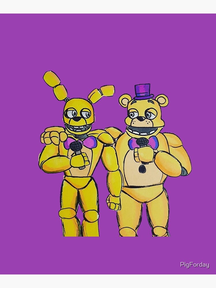 fredbear and springbonnie Poster for Sale by kainoa-dodd