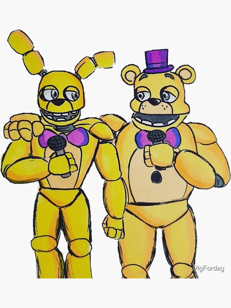 Fredbear and Springbonnie Greeting Card for Sale by PigForday