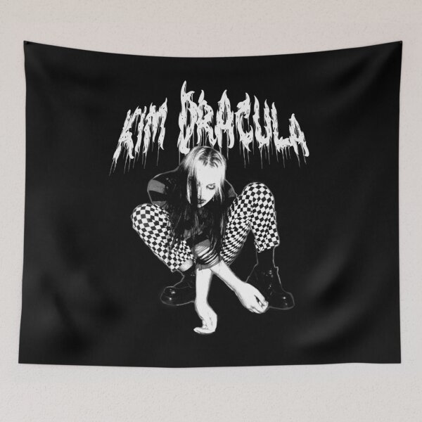 Item preview, KimDracula V2 white text Metal Style designed and sold by OwenBoehm.