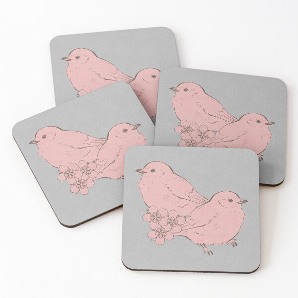 Item preview, Bird Deco - Fog, Rose, Earth designed and sold by Irene Estelle.