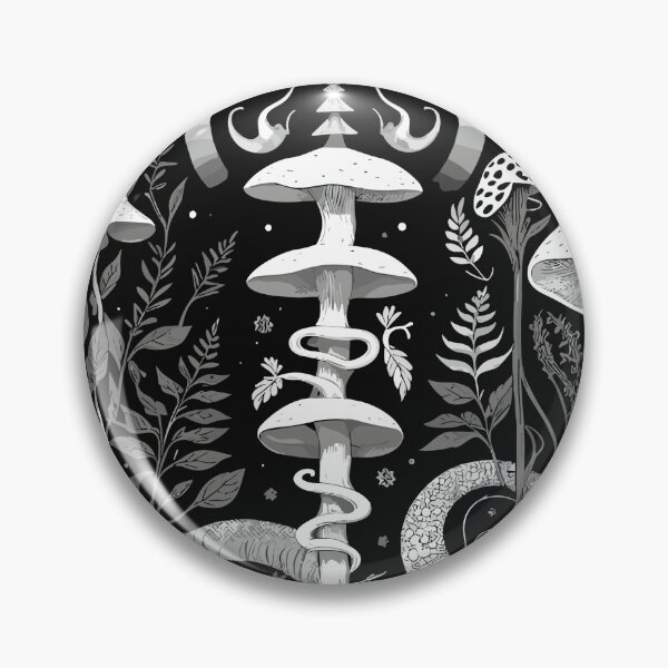 Item preview, Vintage Tarot Style Botanical Ferns & Mushrooms designed and sold by LoFiArtFart.
