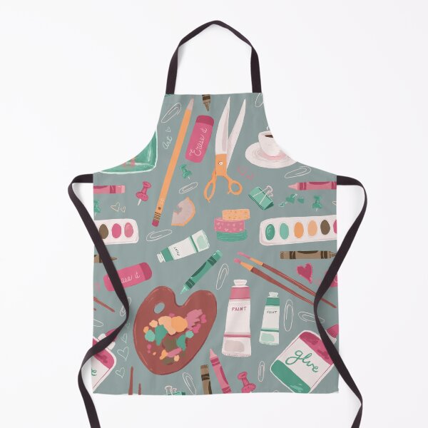 Item preview, Creative corner in yellows, pinks, greens on gray designed and sold by katerosestudios.