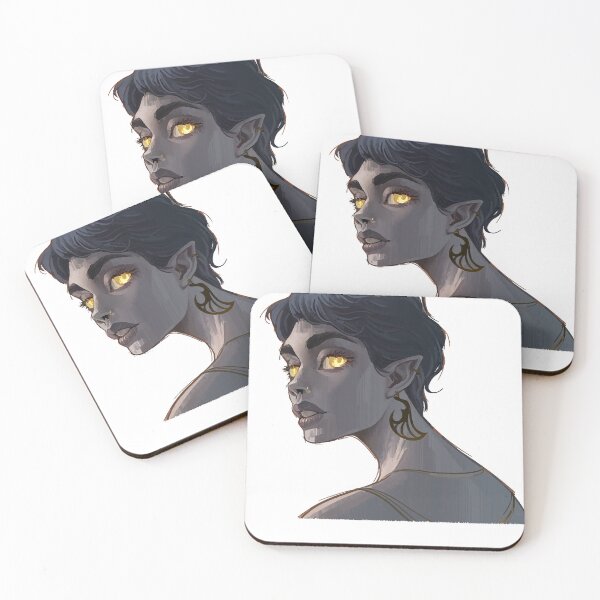 Item preview, ELF YELLOW EYES designed and sold by sensibaughcate.
