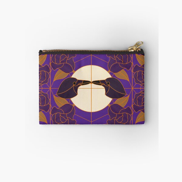 Item preview, Corvid Courting (purple & orange) designed and sold by PaganArtisan.