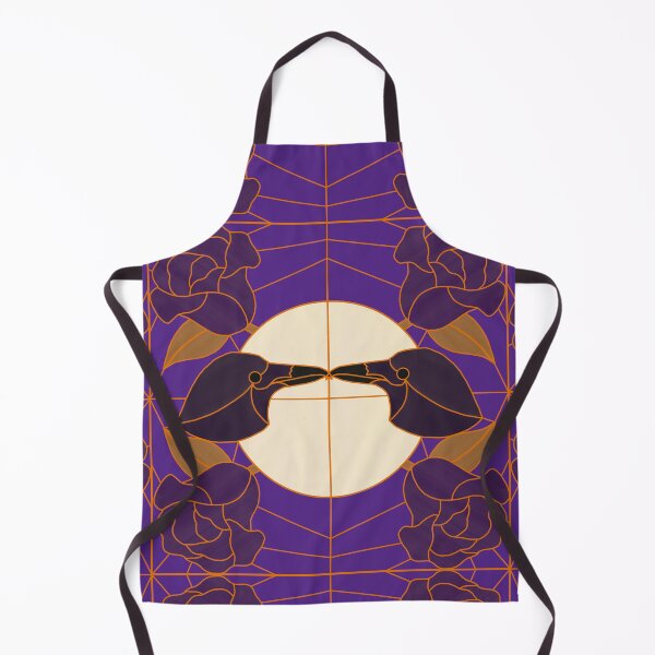 Item preview, Corvid Courting (purple & orange) designed and sold by PaganArtisan.