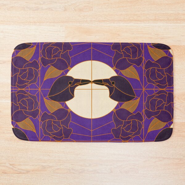 Item preview, Corvid Courting (purple & orange) designed and sold by PaganArtisan.