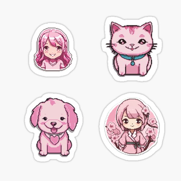 Item preview, Alluring-Cutecore-Sticker-Pack designed and sold by cute-core.
