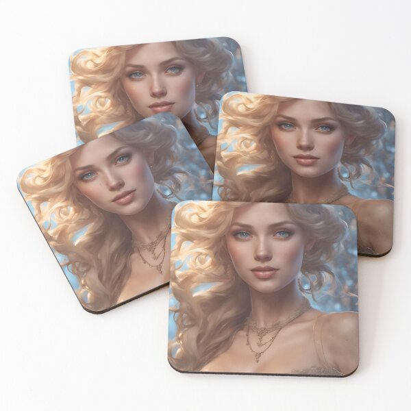 Item preview, Beautiful Blonde Fairy Tale Princess in Blue Dress designed and sold by Eliteijr.