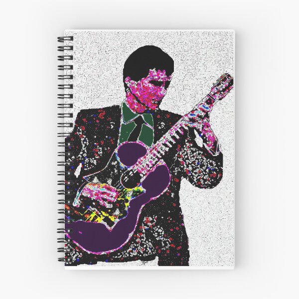 Item preview, Classical Guitarist in Geometric Abstract designed and sold by May Finch.