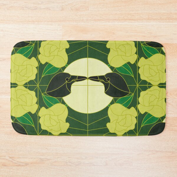 Item preview, Corvid Courting (yellow & green) designed and sold by PaganArtisan.