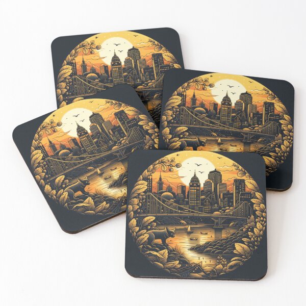 Item preview, Sunset in the Burgh designed and sold by MSZPatternCo.