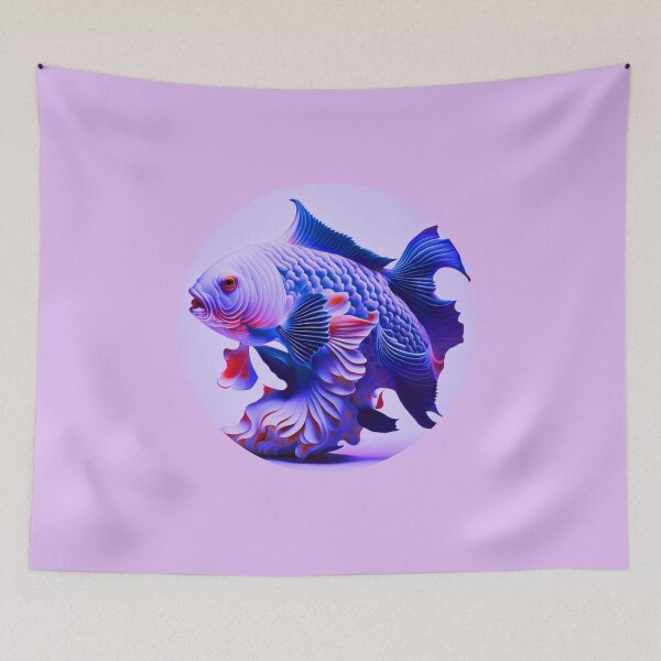 Item preview, The paintings of gorgeous fish carvings designed and sold by run-rotee.