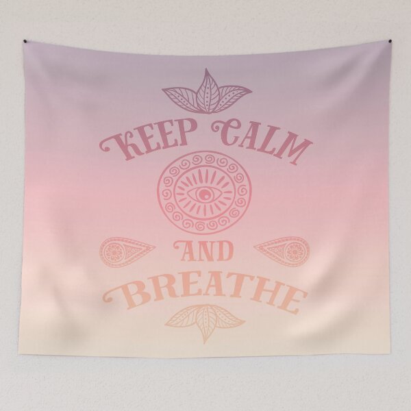 Item preview, Keep Calm And Breathe designed and sold by Sunnytime.