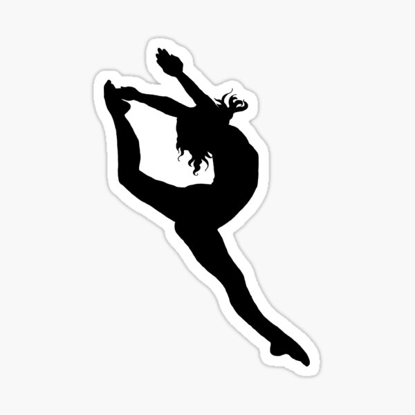 Dancer Firebird Silhouette Sticker