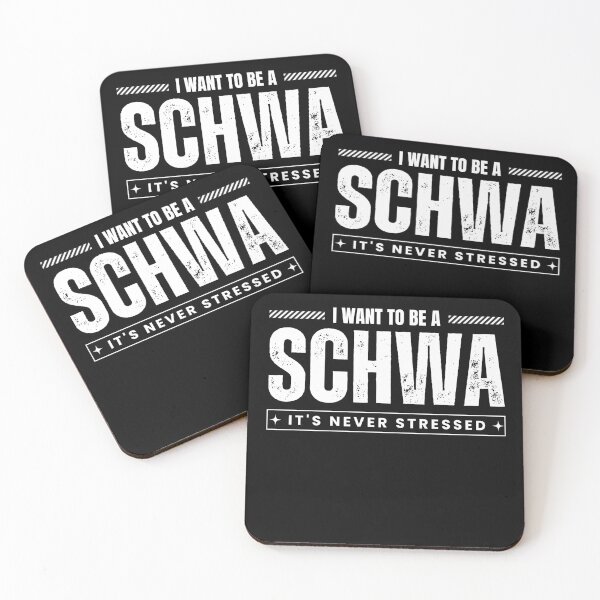 Item preview, I Want To Be A Schwa It's Never Stressed  designed and sold by MouDantArts.