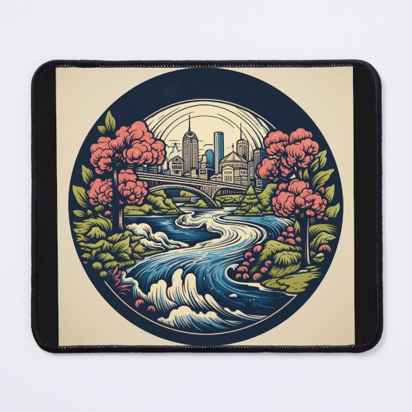 Item preview, Beauty on the Allegheny designed and sold by MSZPatternCo.